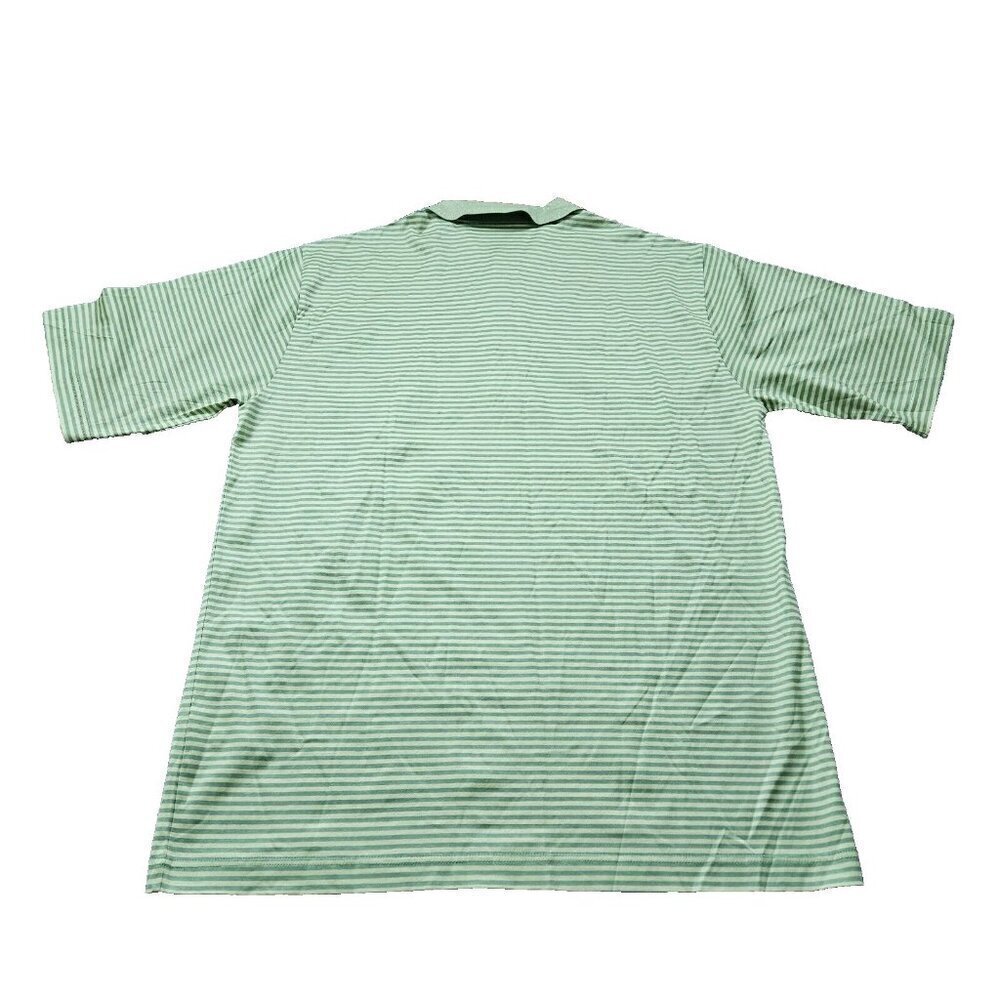 Bobby Jones Polo Mens M Lot of 2 Yellow Green Stripes Cotton Golf Athleisure - Picture 11 of 16